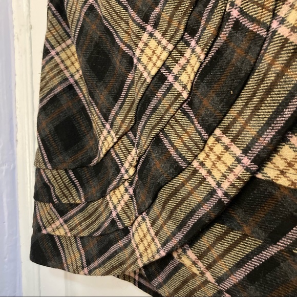 Wool-blend tartan pencil skirt - Picture 5 of 9